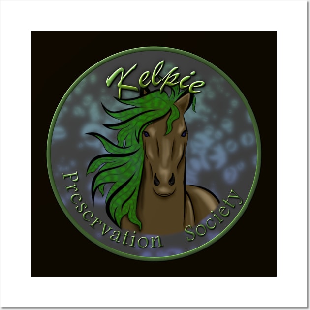 Join the Kelpie Preservation Society! Wall Art by drawnexplore